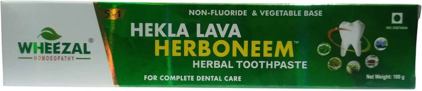 Wheezal Hekla Lava Herboneem Herbal Toothpaste - 100 gm