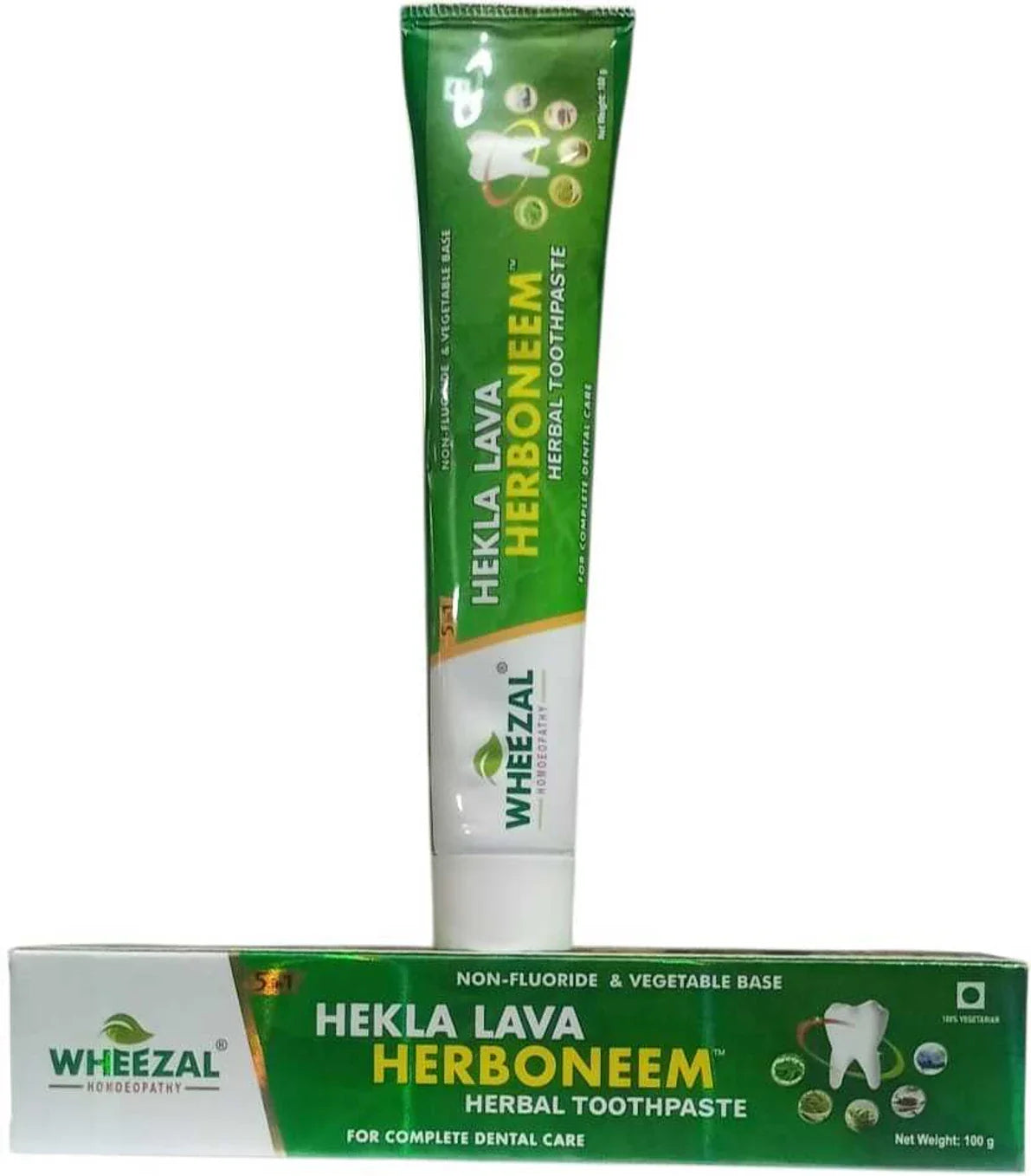 Wheezal Hekla Lava Herboneem Herbal Toothpaste - 100 gm