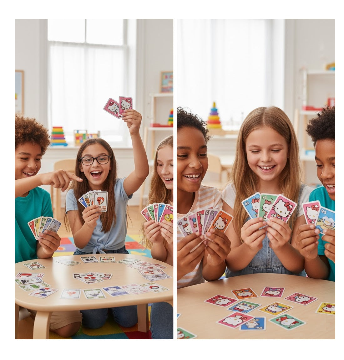 UNO Hello Kitty & UNO Monopoly Deal Card Game Combo | for Friends, Family & Travel