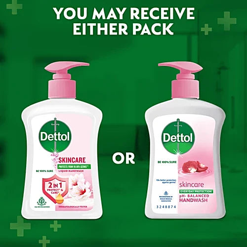 Dettol Skincare Liquid Handwash, 200 ml Pump