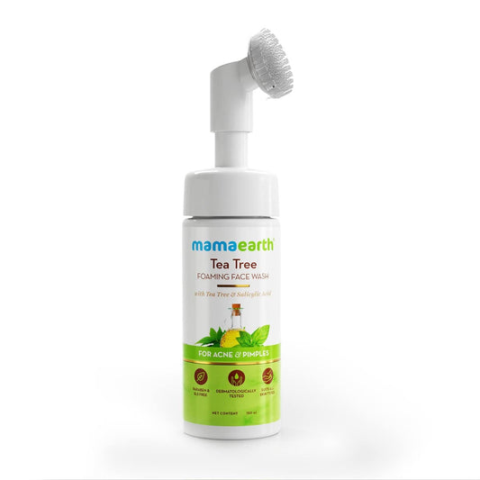 Mamaearth Tea Tree Foaming Face Wash for Acne & Pimples | 150 ml