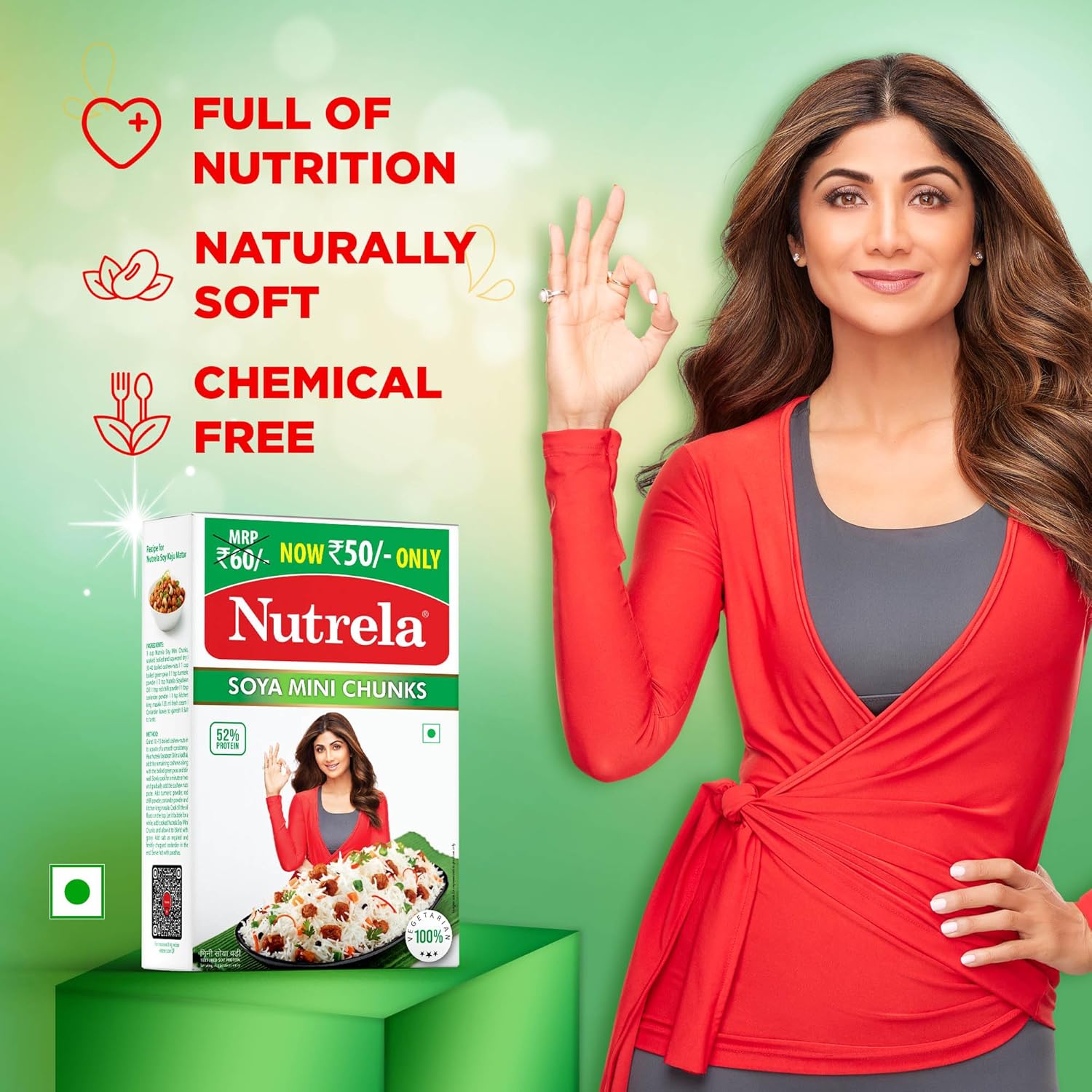 Nutrela Soya Mini Chunks - 200 gm