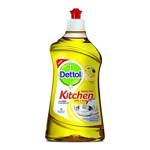 Dettol Healthy Kitchen Dish & Slab Gel - Lemon Fresh, 200 ml