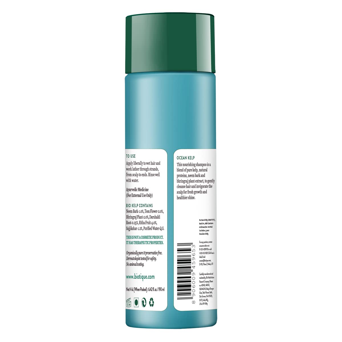 Biotique Ocean Kelp Anti Hair Fall Shampoo - 120 ml