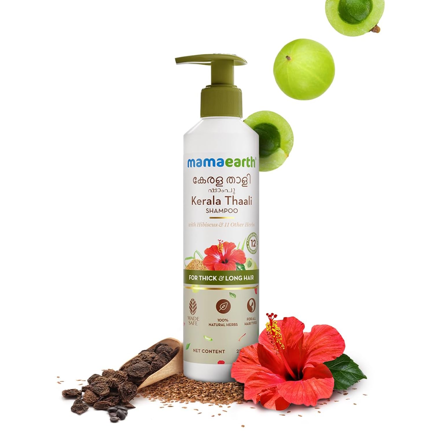 Mamaearth Kerala Thaali Shampoo - 250 ml