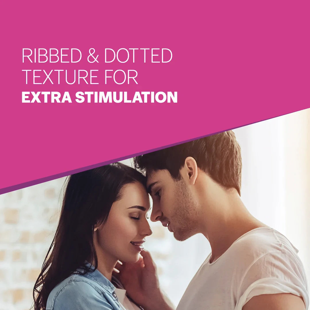 Skip to product information   Durex Quality   Discreet Delivery   Free Express Shipping*   Best Price Online  Durex Extra Ribbed - 10 Condoms