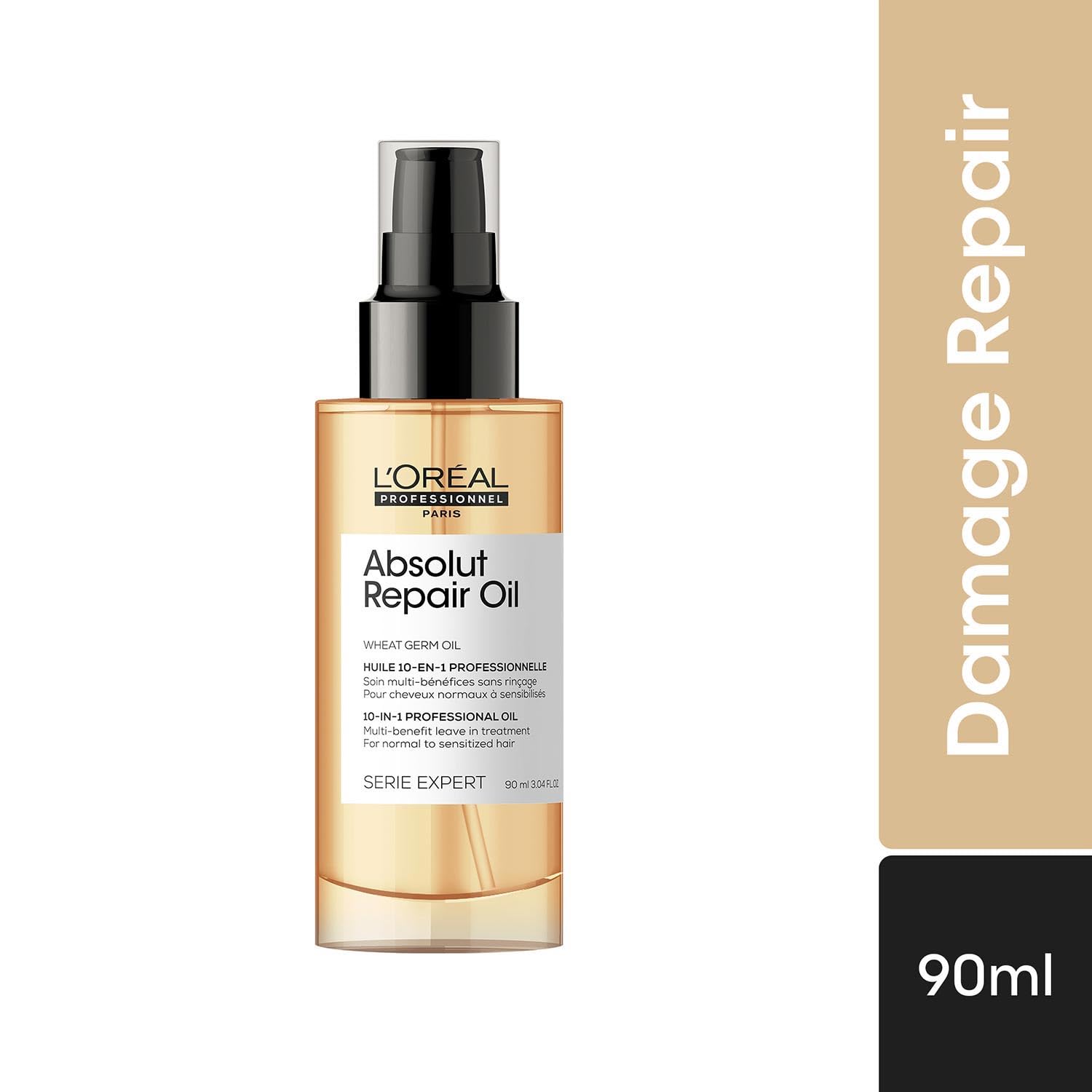 LOreal Paris Absolut Repair 10-In-1 Multi-Benefit Hair Serum Oil - 90 ml