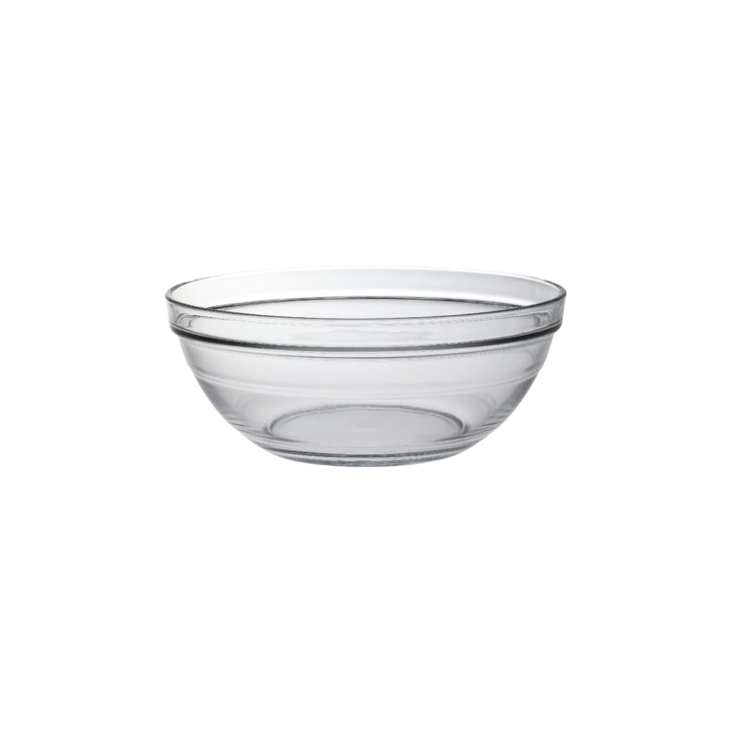 Clear Stackable Glass Bowl 1.59L | Transparent