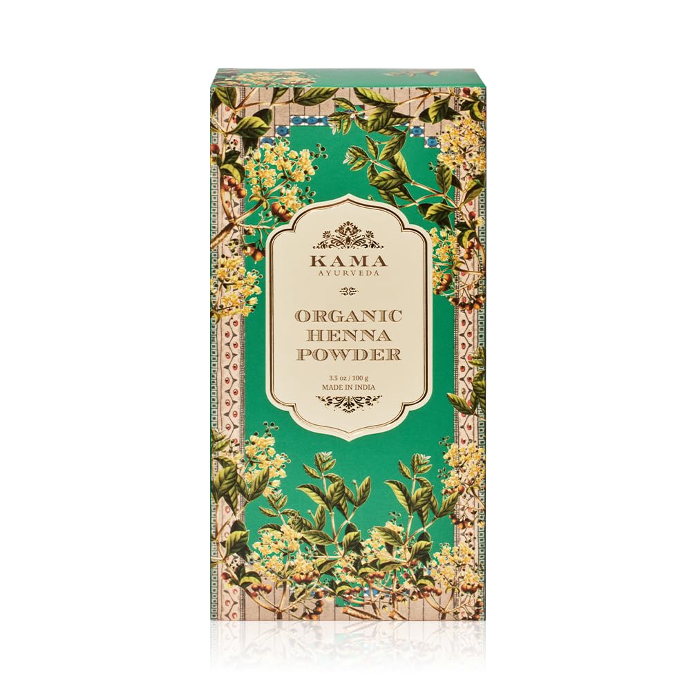 Kama Ayurveda Organic Henna Powder, 100g - Brown