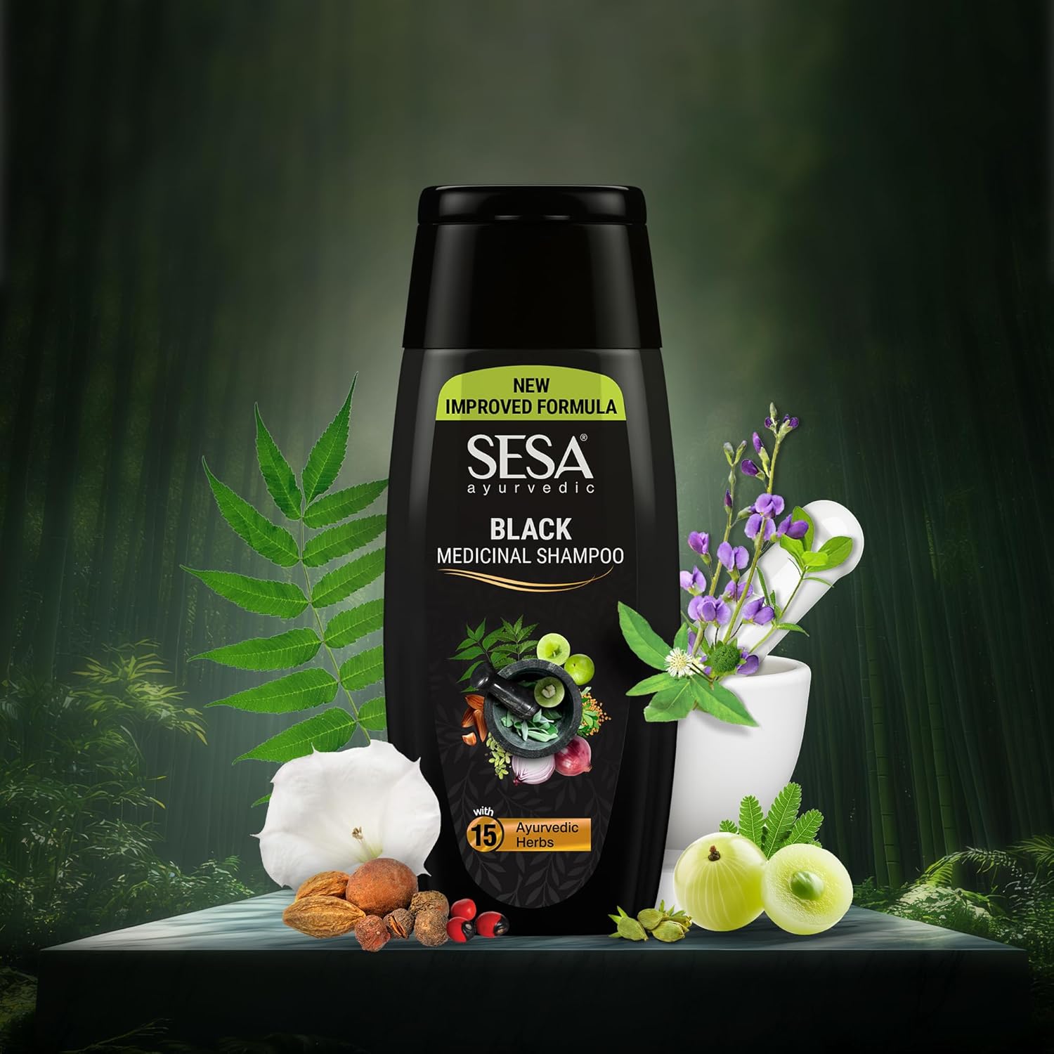 Sesa Ayurvedic Medicinal Shampoo For Hairfall Control & Anti Dandruff - 200 ml