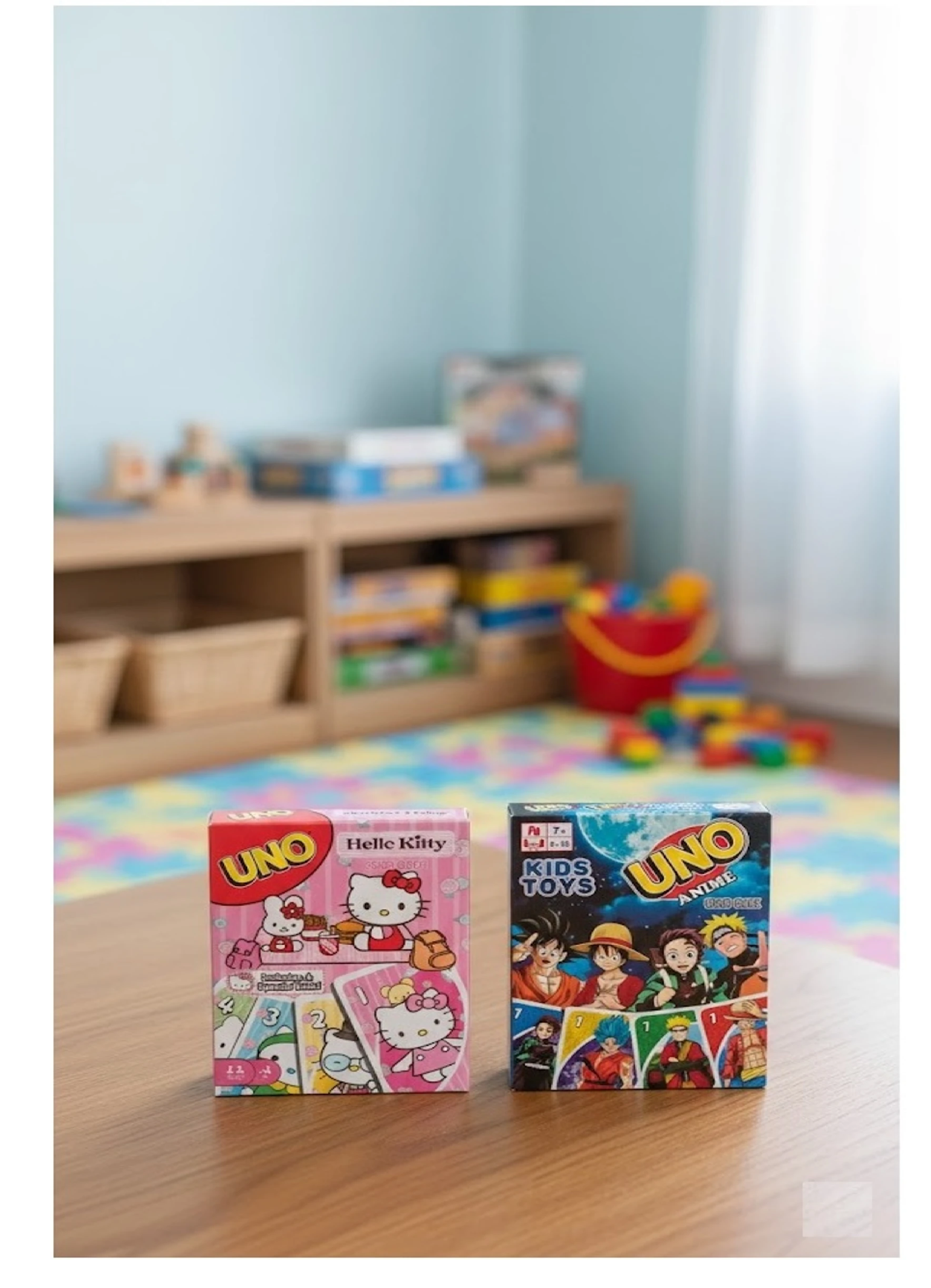 UNO Hello Kitty & UNO Anime Card Game Combo Best for Friends and Family