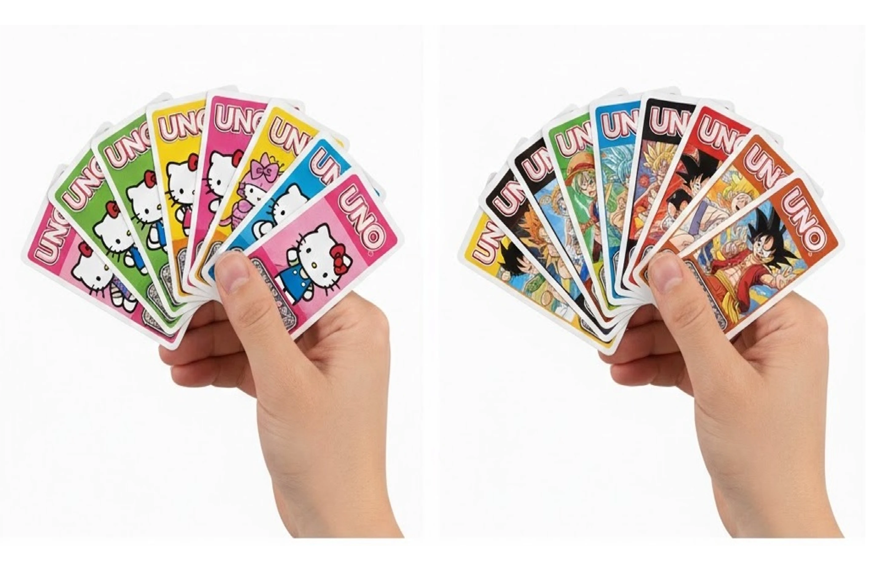 UNO Hello Kitty & UNO Anime Card Game Combo Best for Friends and Family