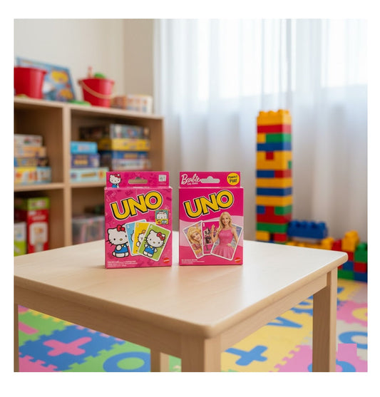 UNO Hello Kitty & UNO Barbie Card Game Combo | Best for Friends, Family & Travel