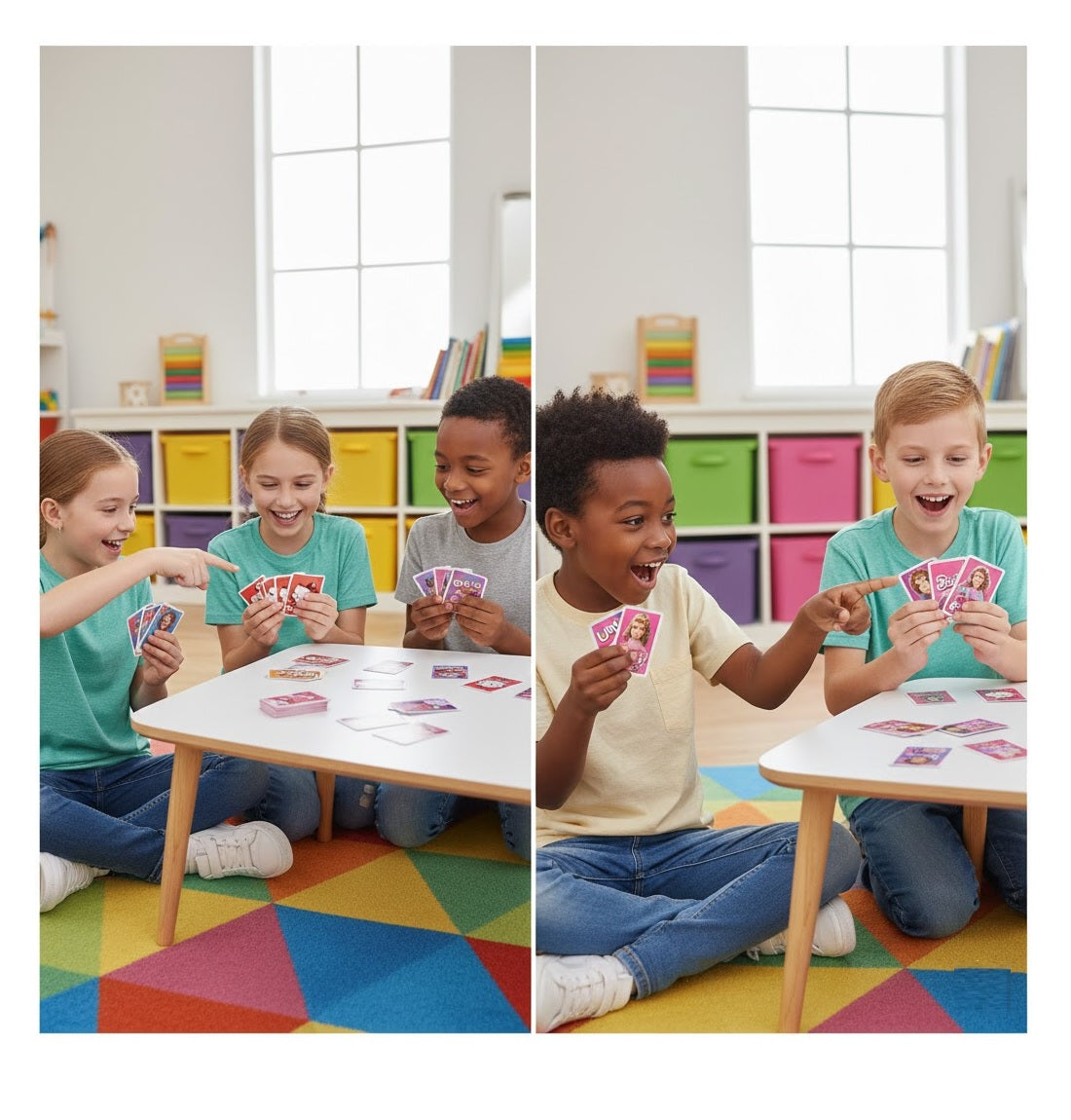 UNO Hello Kitty & UNO Barbie Card Game Combo | Best for Friends, Family & Travel