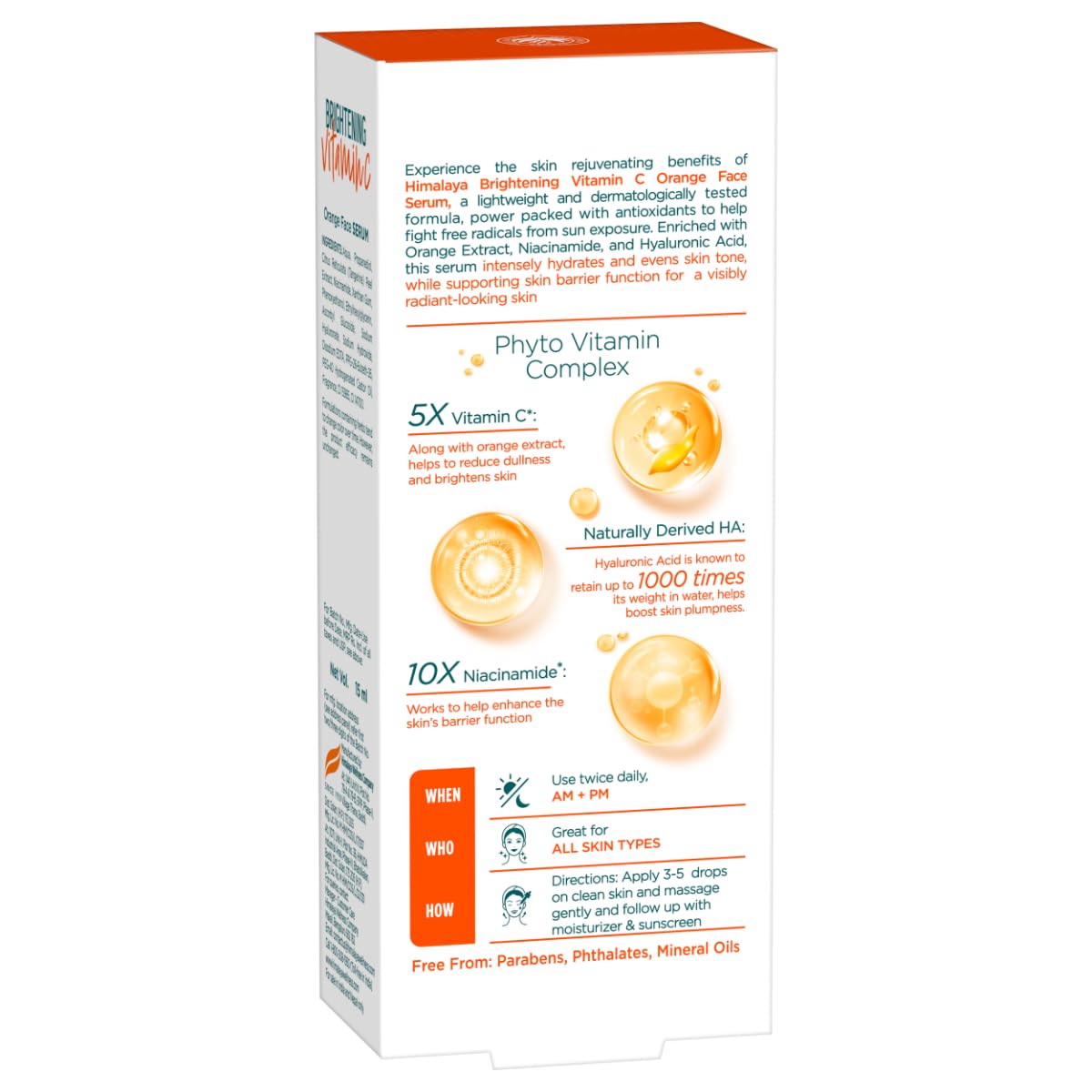 Himalaya Brightening Vitamin C Serum - 15 ml