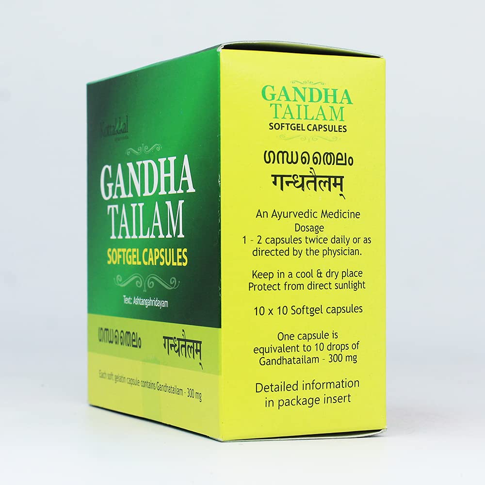 Kottakkal Ayurveda Gandha Tailam Softgel Capsule - 100