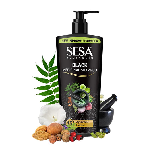 Sesa Ayurvedic Medicinal Shampoo For Hairfall Control & Anti Dandruff - 500 ml