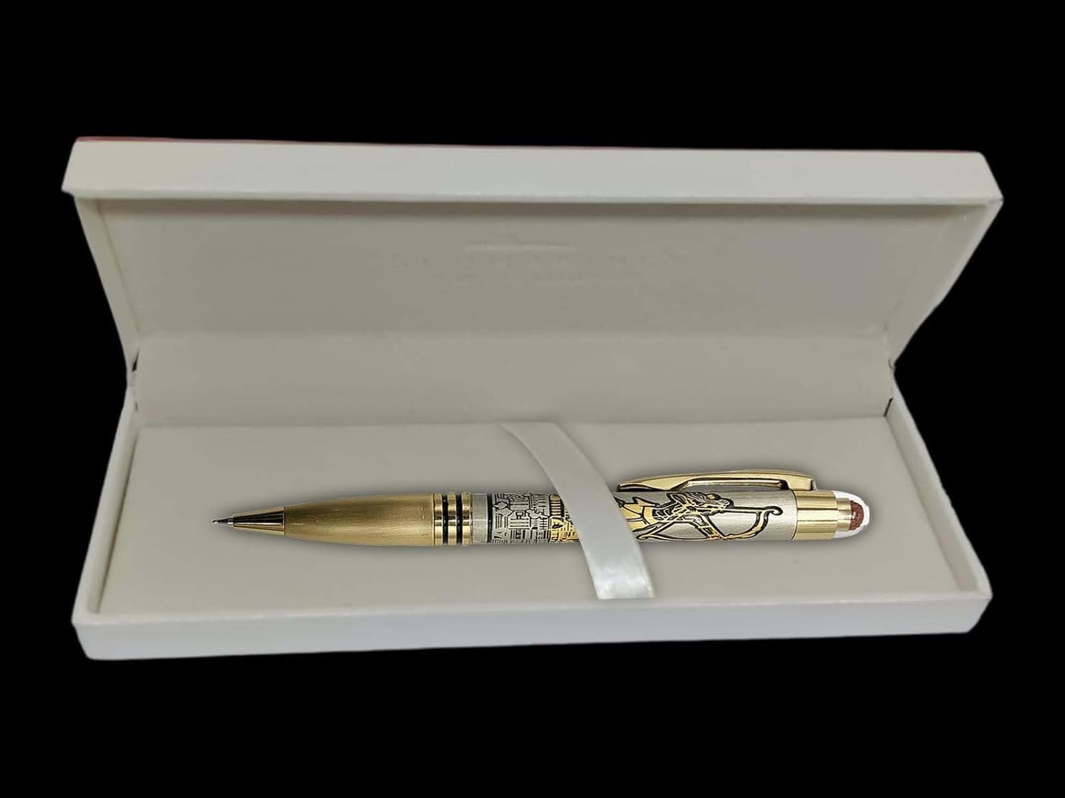 Submarine Rudraksha Series Premium Gold Color Metal Ball pen
