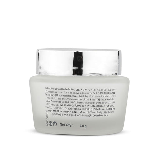 Lotus Herbals WhiteGlow Skin Whitening And Brightening Gel Cream - 40 gm