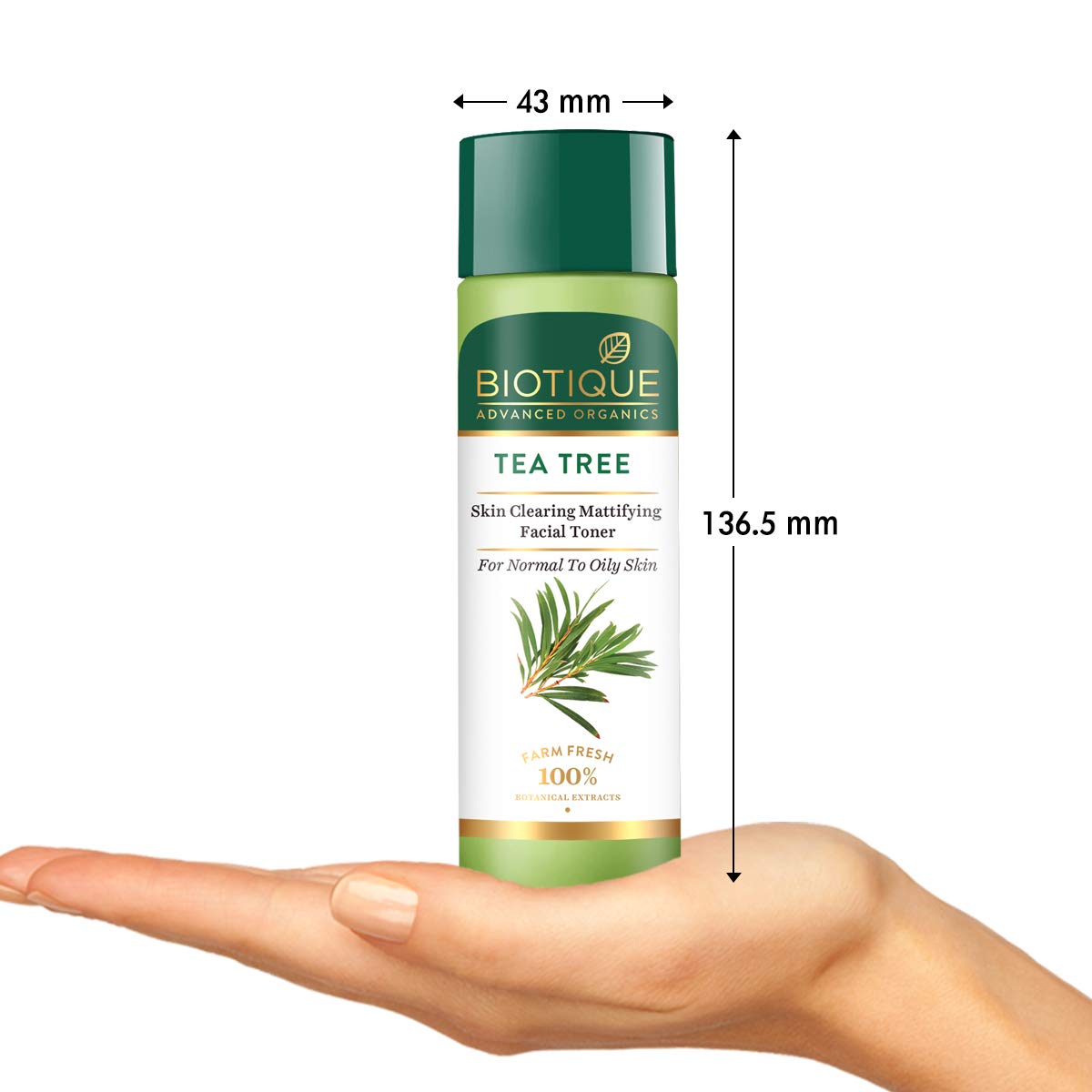 Biotique Advanced Organics Tea Tree Skin Clearing Mattifying Facial Toner - 120 ml