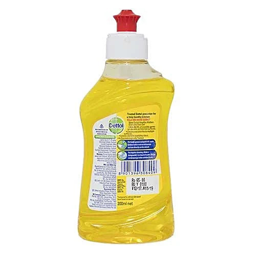 Dettol Healthy Kitchen Dish & Slab Gel - Lemon Fresh, 200 ml