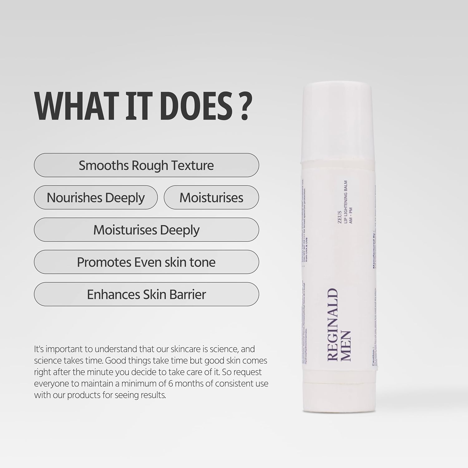 Reginald Men Lip Balm - 5 gm
