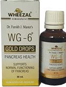 Wheezal Homeopathy WG-6 Gold Drops - 30 ml