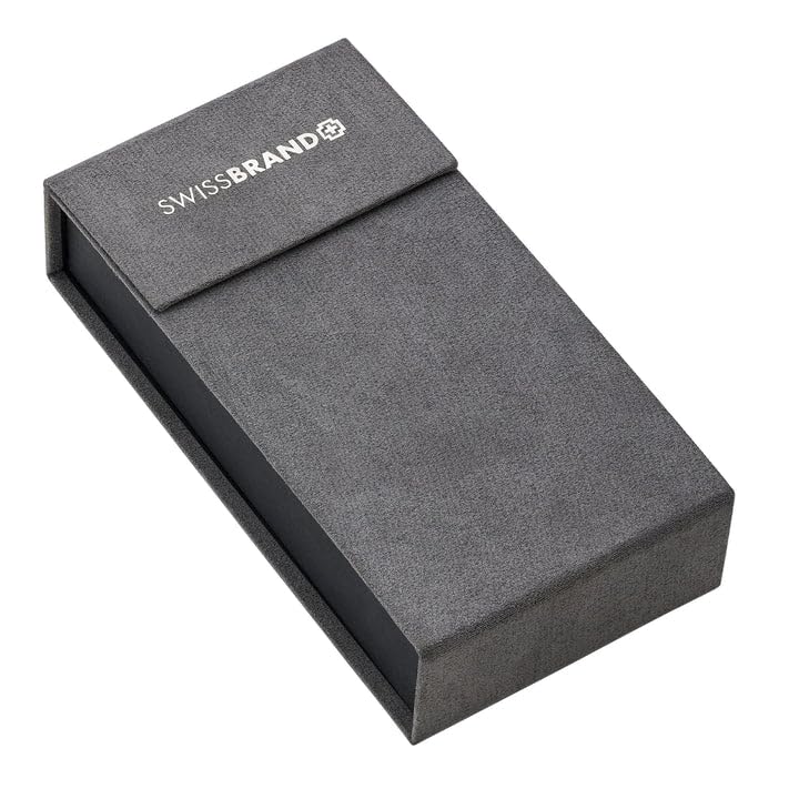 Swissbrand Legacy 2502 Premium Pen – Matte Brown Lacquer Finish, Smooth Writing, Elegant Gift Pen, Blue Ink (Fountain Pen)