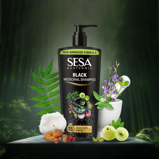 Sesa Ayurvedic Medicinal Shampoo For Hairfall Control & Anti Dandruff - 500 ml
