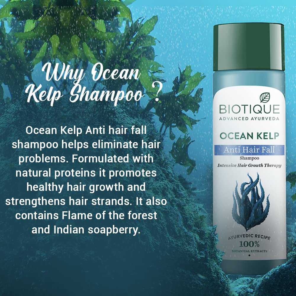 Biotique Ocean Kelp Anti Hair Fall Shampoo - 120 ml