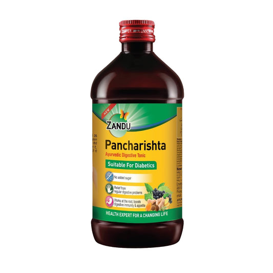 Zandu Pancharishta Digestive Tonic (Sugar Free) - 450 ml