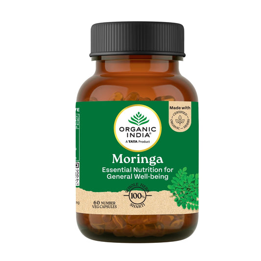 Organic India Moringa 30 Capsule | Supports Energy Levels, Stamina & Vitality