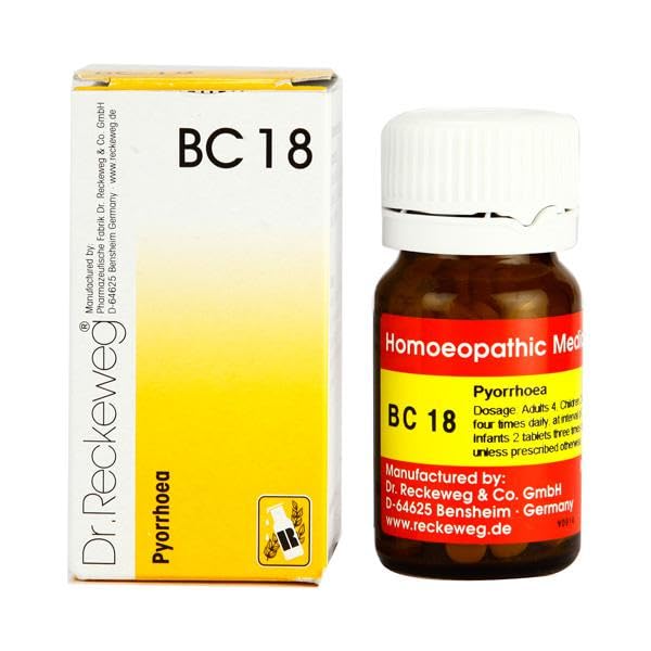 Dr. Reckeweg Bio Combination 18 (BC 18) Tablets - 20 gm
