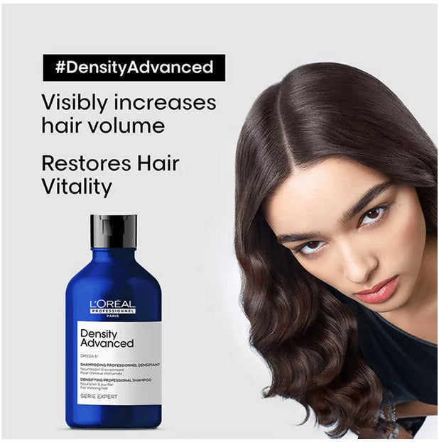 LOreal Professionnel Density Activator Regime With Density Advanced Shampoo & Serioxyl Advanced - combo