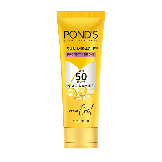 Ponds Sun Miracle SPF 50 PA+++ Crème Gel Sunscreen - 50 gm