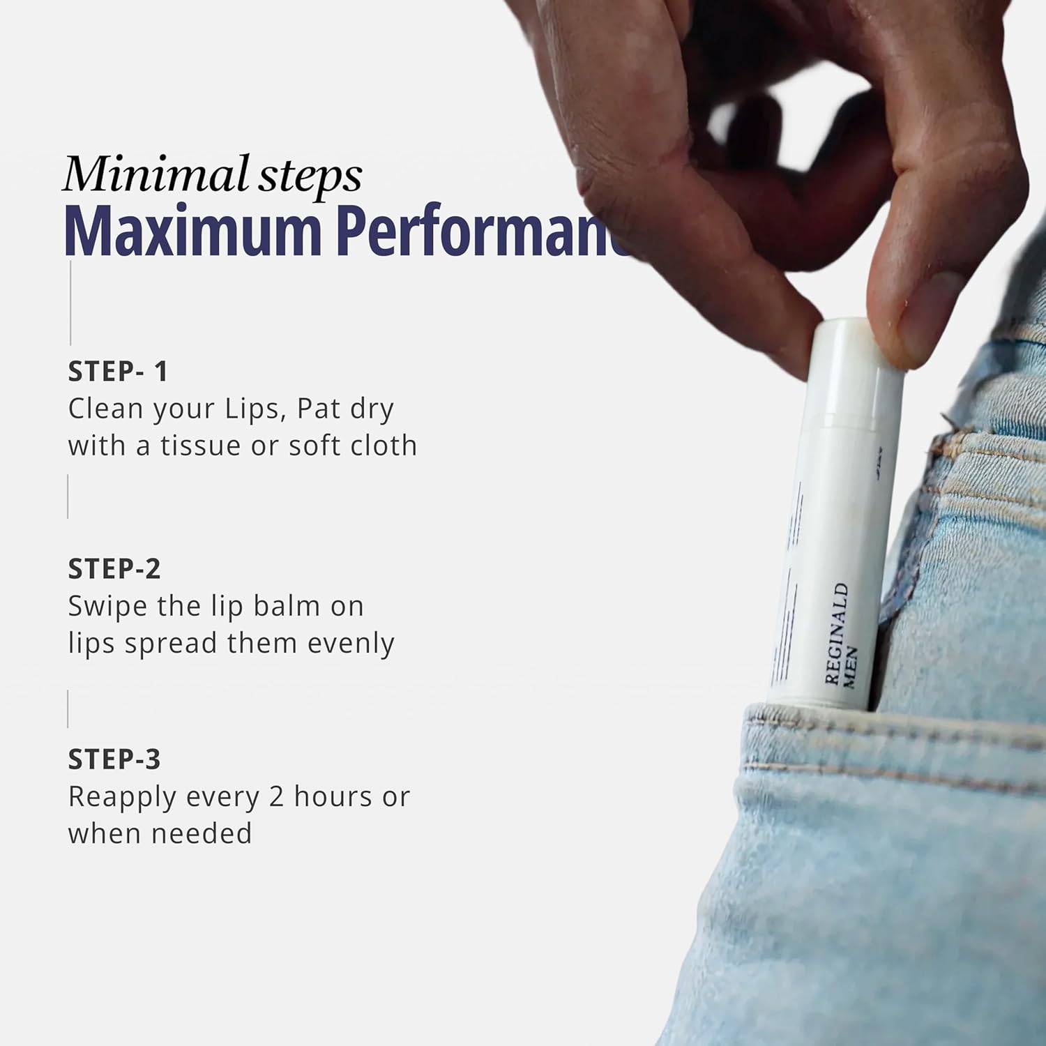 Reginald Men Lip Balm - 5 gm