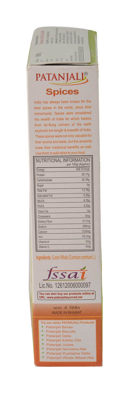 Patanjali Cumin Whole, 100g
