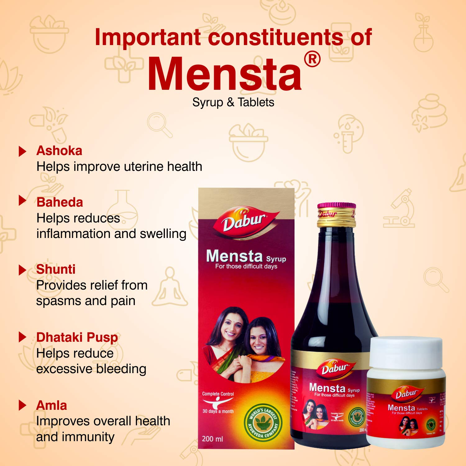 Dabur Mensta - 30 Tablets - 30 tabs