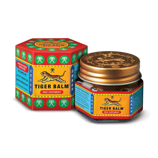 Tiger Balm Red Ointment Relief From Sprains, Pains, Muscular Aches - 21ML (Pack of 2)