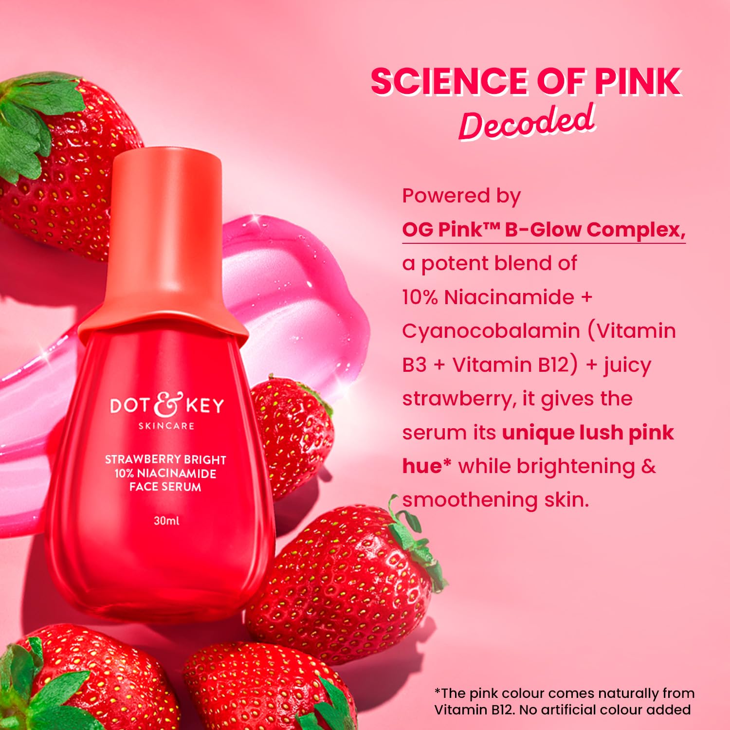Dot & Key Strawberry Bright 10% Niacinamide Face Serum - 30 ml
