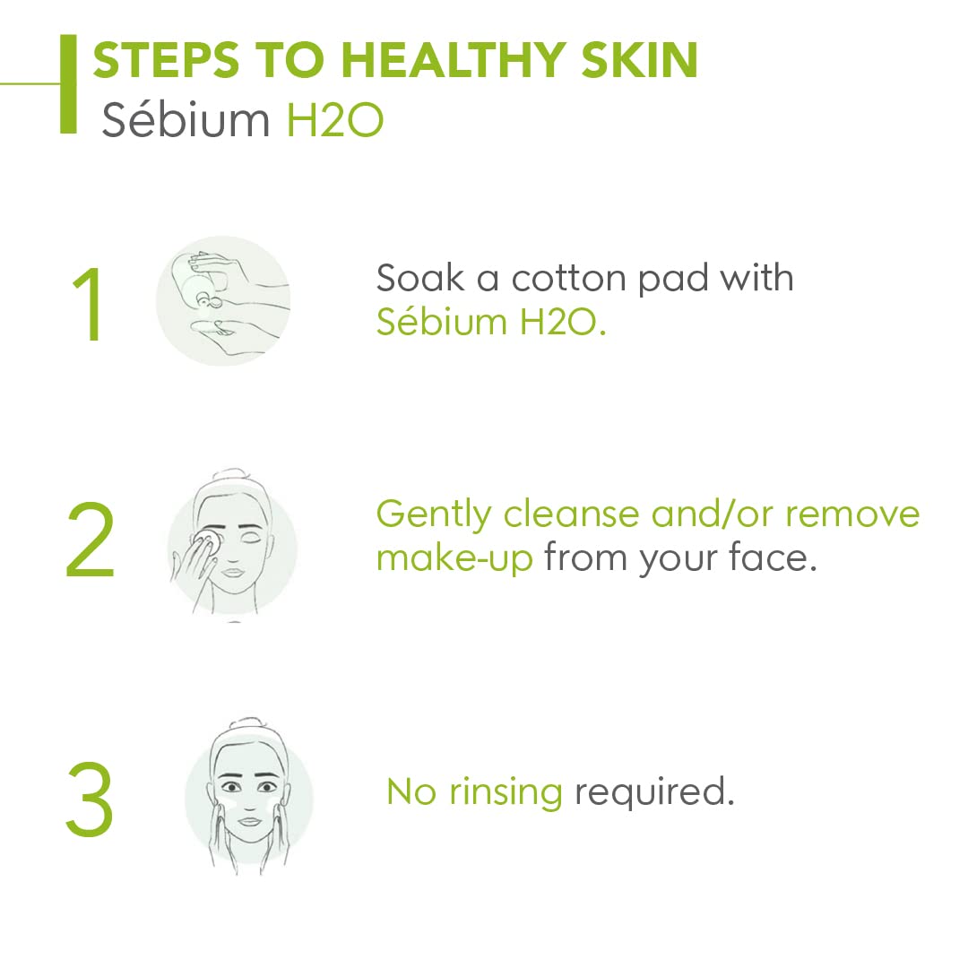 Bioderma Sébium H2O Purifying Micellar Cleansing Water - 100 ml