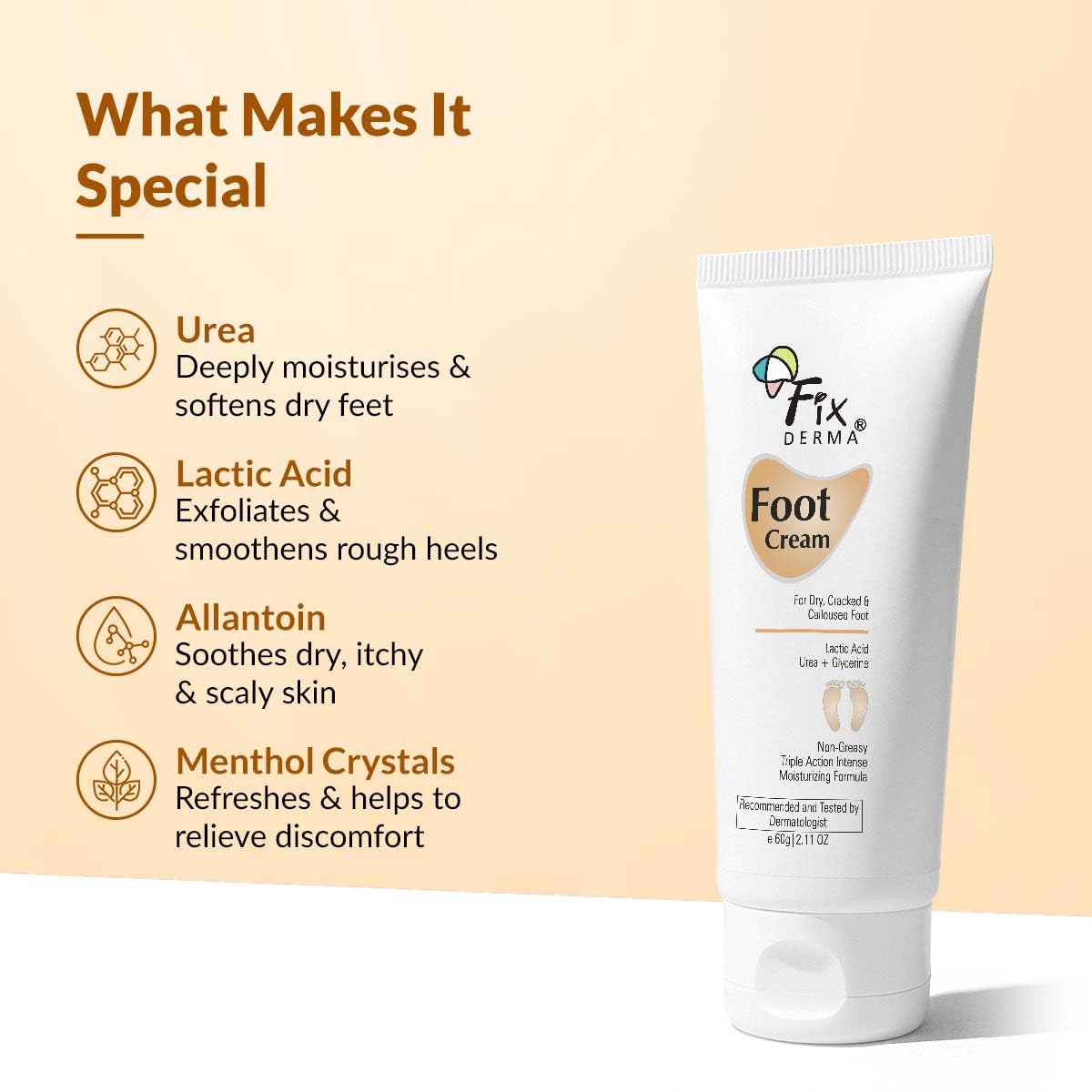 Fixderma Foot Cream - 60 gm