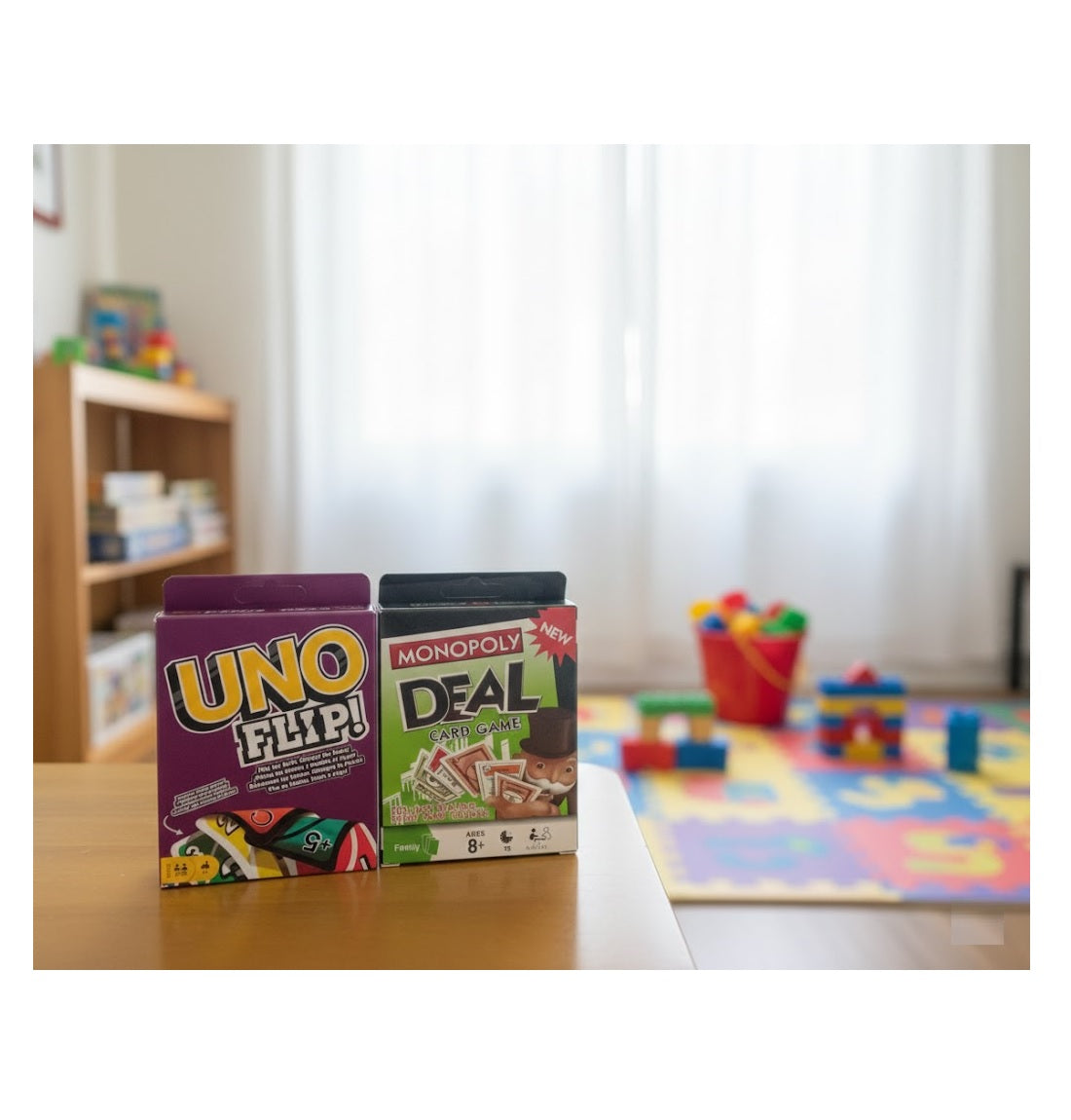 UNO Flip & Monopoly DEAL Card Game Combo | Best Travel and Night Game