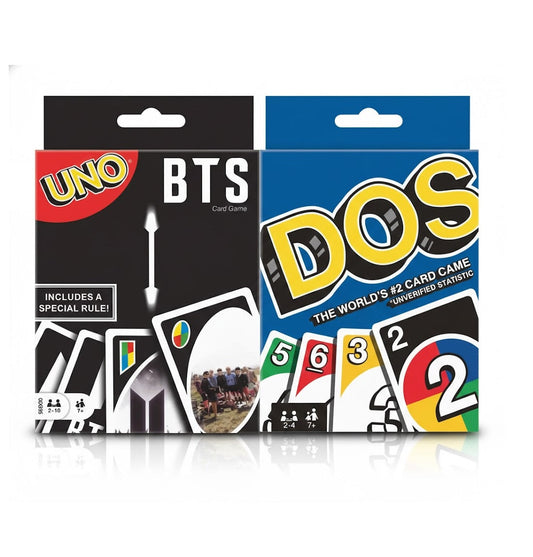 UNO BTS & UNO DOS Card Game Combo | Friends, Family and Travel Game