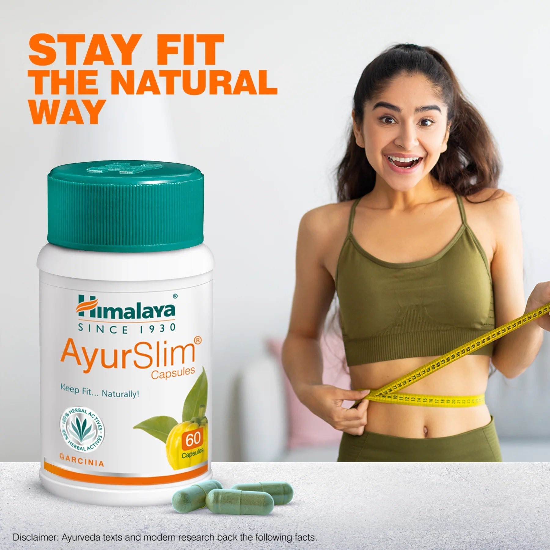 Himalaya Wellness - AyurSlim Capsules - Pack of 1 - 60 caps