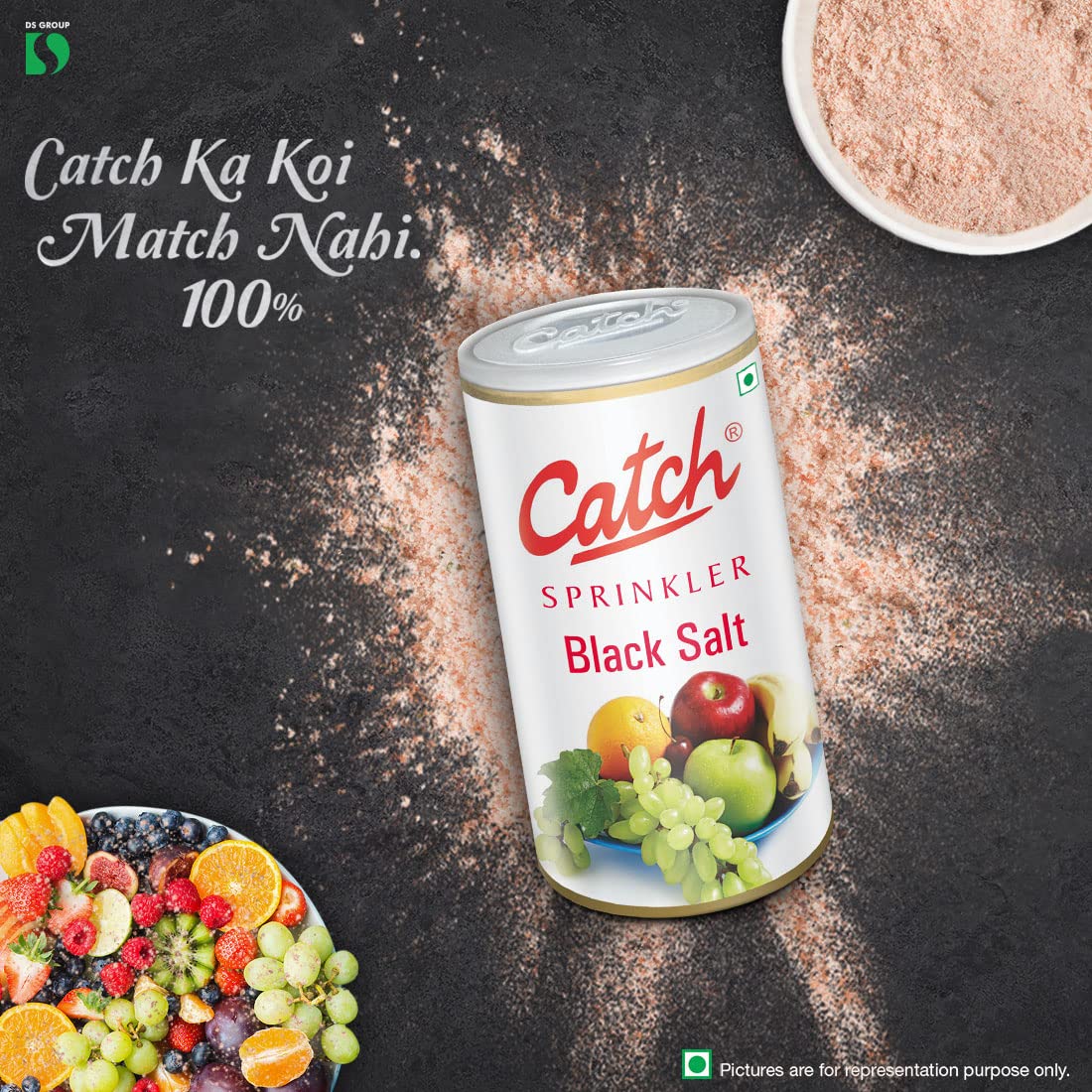 Catch Sprinklers Black Salt - 200 gm