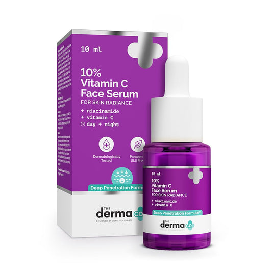 The Derma Co 10% Vitamin C Face Serum For Skin Radiance - 10 ml