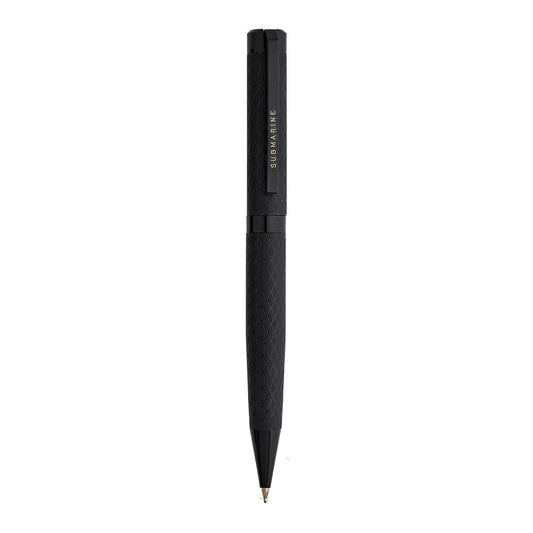 Submarine 1071 Jade Solid Bold Ball Pen, Black Metal Body