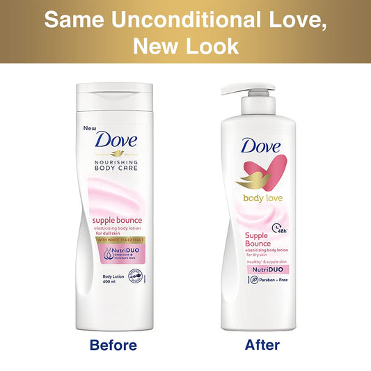 Dove Nourishing Body Care Supple Bounce elasticizing body lotion - 400 ml