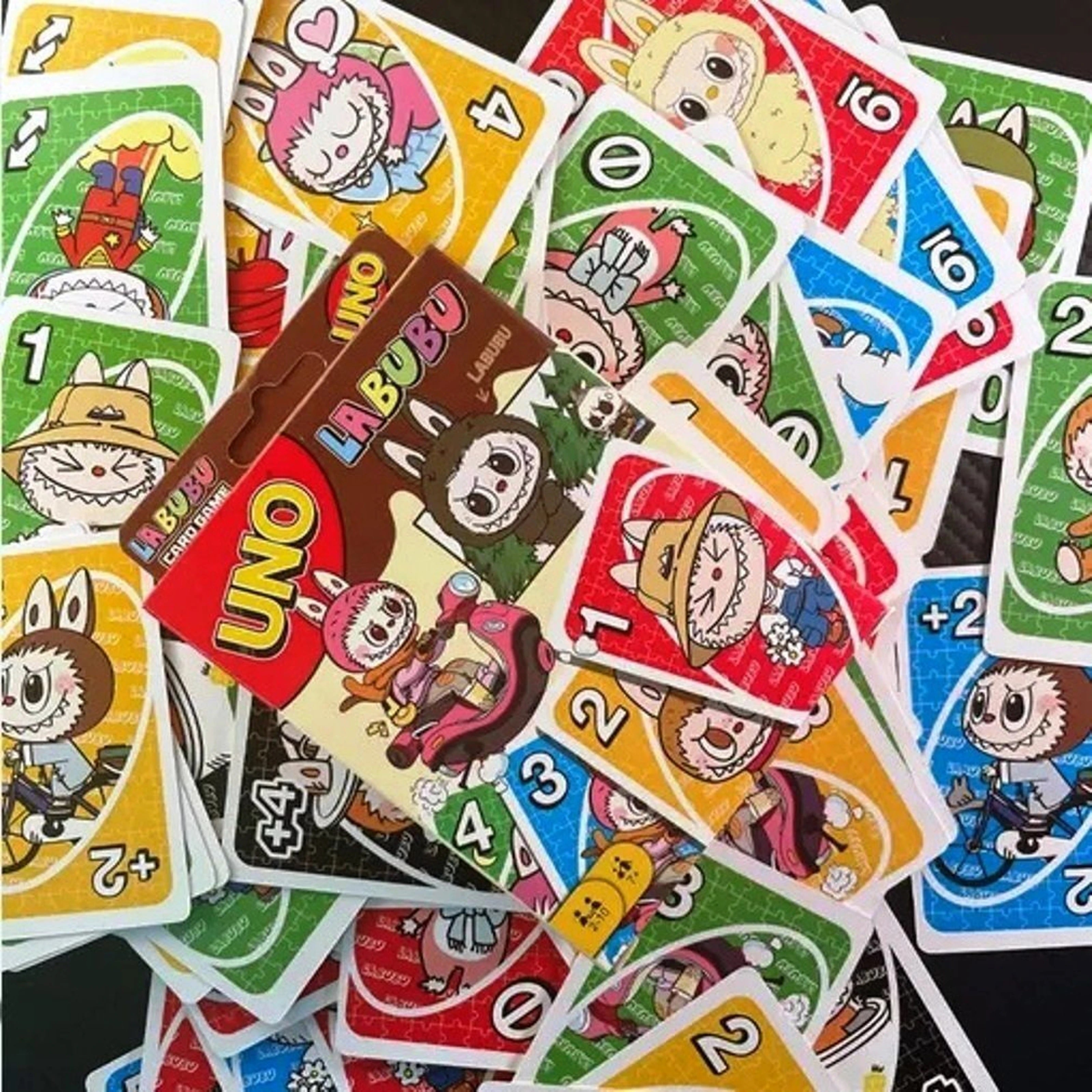 UNO Labubu Card Game for kids and family  Fun Game